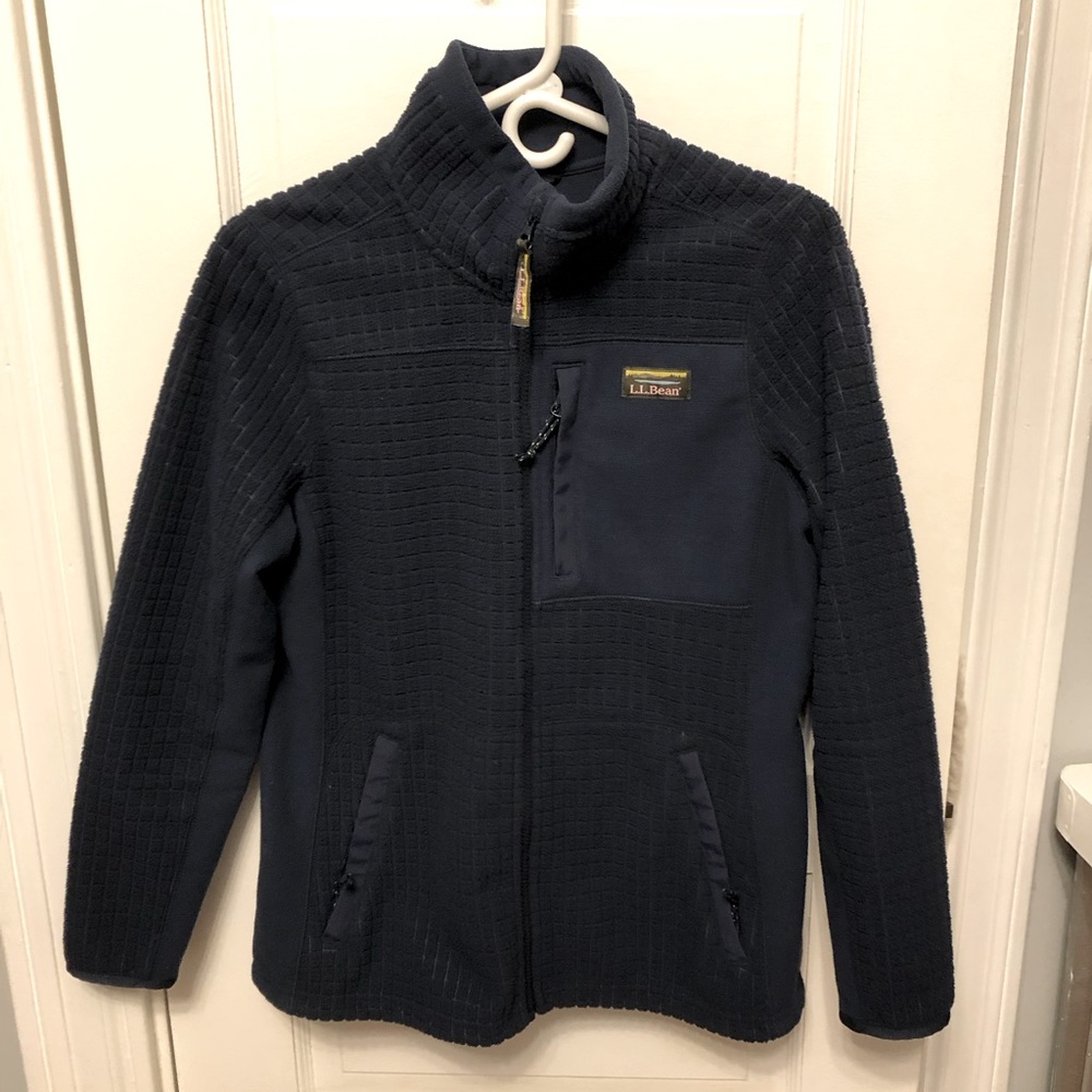 Navy Blue LLBean Women’s Fleece Jacket